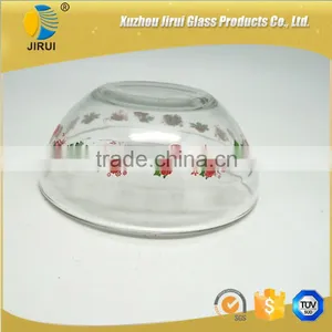 Set of 5 Glass Bowl With Decal Printings thumbnail-6