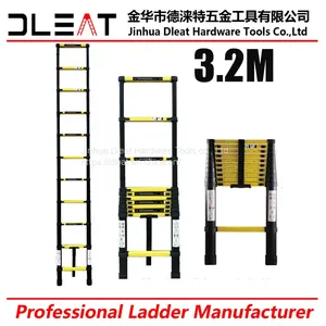 Dleat 4.1m Single Aluminum Telescopic Ladder With EN131 thumbnail-3