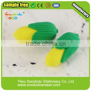 Cute Stationery Corn Shape TPR Eraser thumbnail-1