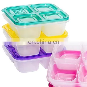 2021 Eco Friendly Classic Double Layer Insulated Plastic Kids Bento Box thumbnail-1