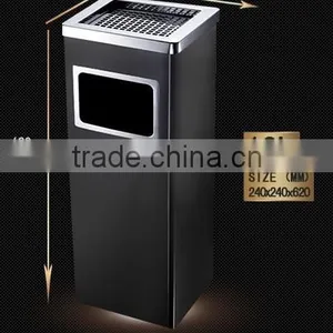 Waste Bin Container Price/Outdoor Metal Litter Bin/Dustbin/Garbage Trash Bin thumbnail-2