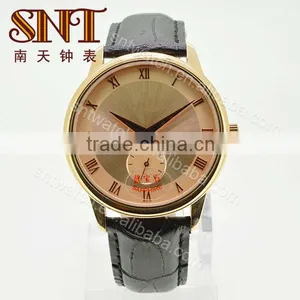 SNT-ME066 Mechanical Watch Leather Genuine Leather Watch Straps thumbnail-1