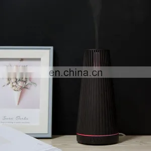 2021 Newest Electric Essential Oil Aroma Difuser Natural Wood Grain Ultrasonic Aroma Humidifier thumbnail-3