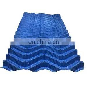 Customized PP PVC Anti-corrosion Durable Cooling Tower Filler Media 500mm 750mm S-wave Counter-flow Cooling Tower Fill thumbnail-1
