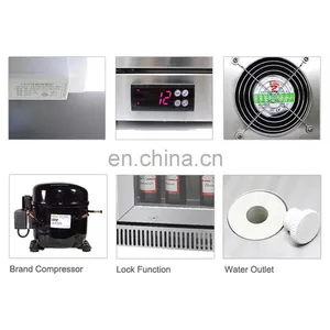 Good Price Commercial Freezer Stainless Steel Industrial Upright Refrigerator thumbnail-4