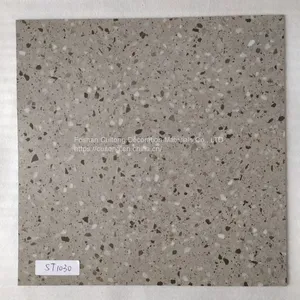 Grey Plastic Floor Tile Factory Warehouse Dormitory Canteen Office Marble PVC Floor Glue 2mm Engineering Stone Plastic Floor thumbnail-5