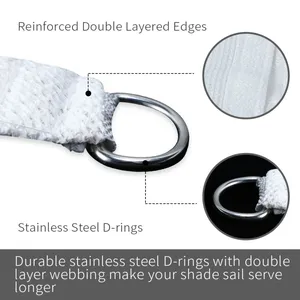 Best Selling Items Waterproof Rectangle 4*7m Shading Sails Outdoor Sun Shade Sail For Travelling thumbnail-4