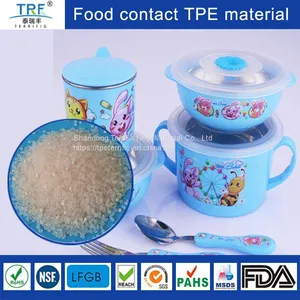 Food Grade FDA Hot Resistant Thermoplastic Elastomer TPE Raw Materials for Meal Box Sealing Strip thumbnail-2