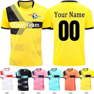 Custom Soccer Jersey Personalized Sports Soccer Shirts Camiseta de Futbol Para Hombres Men Mujeres Women Unisex thumbnail-1