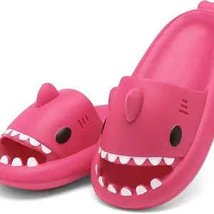 Shark Slides Cloud Slippers Summer Novelty Open Toe Slide Sandals Anti-Slip Beach Pool Shower Shoes With Cushioned Thick Sole thumbnail-1