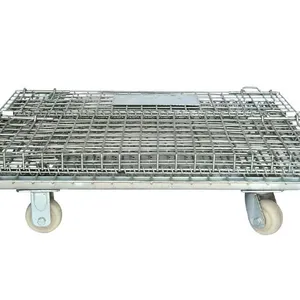 4 Sides Roll Container Roll Cage Warehouse Stillage Trolley thumbnail-4