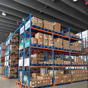 Metal Heavy Duty Steel Selective Pallet Rack for Industrial Warehouse Storage Solutions thumbnail-1