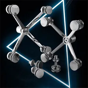 304/201 Stainless Steel Glass Spider 220/250/250 [200-type Glass Spider] Glass Grabber thumbnail-1