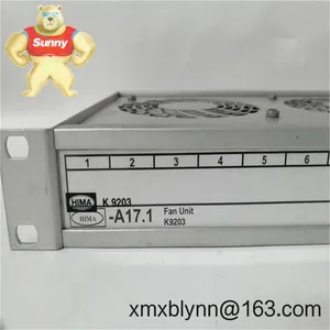 HIMA K9203 (996920302) High-Output Cabinet Fan Module: Keeping Critical Control Systems Cool Under Pressure thumbnail-1