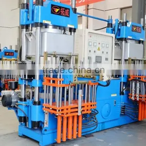 Double Axles Automatic Plate Vulcanizing Molding Machine Rubber Machine thumbnail-1