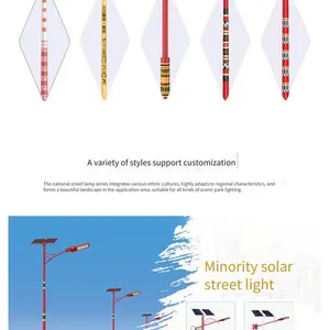 Langfang Solar Street Light Installation, Wholesale of Solar Street Lights for New Rural Construction in Langfang, Model hl - 8m - Diagonal 260 thumbnail-3