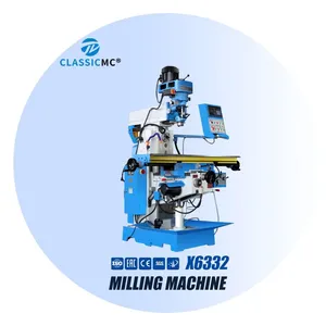 Manual Vertical Turret Milling Machine Electric Milling Machine X6332 thumbnail-1