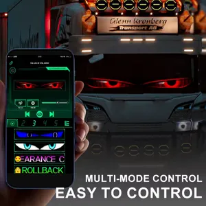 Devil's Eye Truck LED Display Screen With Bluetooth Control（Wechat:13510231336） thumbnail-4