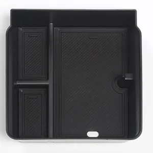Tesla Model Y Juniper Interior Accessory - Door-Mounted Organizer With Mesh Ventilation and Key Clip thumbnail-3