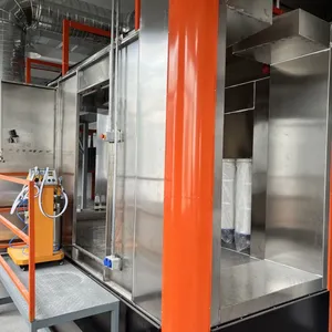 SS304 Manual Powder Spraying Booth Low Space Occupancy Stainless Steel Manual Powder Coating Booth thumbnail-1