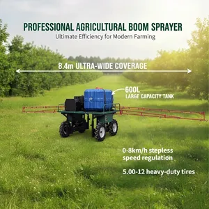Self Propelled Boom Sprayer Machine 600L Agricultural Sprayer With Remote Control and High Efficiency Spray System thumbnail-3