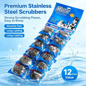 Space Saving Small Pack Steel Wool Balls Convenient Retail Shelf Display thumbnail-3