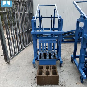 Brick Making Machine in Brazil Beton Block Machine Manual Block Machine Paver Block Machine Beton Block Machine Building Brick Machine thumbnail-1