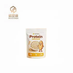 Custom Logo PE Plastic Film Laminate Stand Up Pouch Disposable Biodegradable Sealed Mylar Dog Pet Food Packaging Bag thumbnail-2