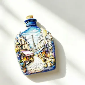 Factory Custom Metal Keychain Custom Design Enamel Key Ring Tourist Souvenir thumbnail-3