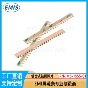 Ultra-Thin Material With Small Compression Force ESD Grounding Becu Gasket SMD Spring thumbnail-2