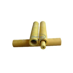Fire Resistant Glass Wool Pipe Section, Fiberglass Glasswool Tube Insulation, for Steam Pipeline, HVAC System, Industrial Pipe Insulation thumbnail-4