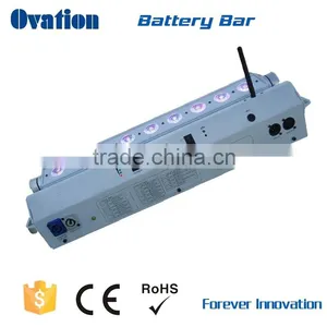 Best Selling RGBWA 5in1 Battery & Wireless DMX Control LED Bar Light/DJ Light thumbnail-4