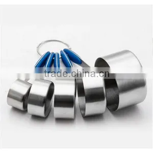 5 PCS Solid Sturdy Stainless Steel Stackable Measuring Cups Set thumbnail-2