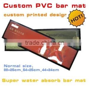 High Quality Super Water Absorbable Bar Mat, Rubber Bar Counter Mat With Custom Printing Supplier's Choice thumbnail-1