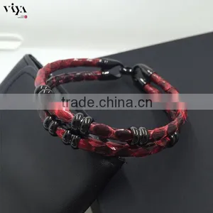 2016 New Luxury Jewelry Stainless Steel Mens Stingray Bracelet Genuine Stingray Bracelet With Higher End Quality Standard thumbnail-2