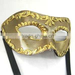 Custume Carnival Accessories HT-HF013 Plastic Half Face Party Eye Mask and Clear Plastic Face Mask thumbnail-3