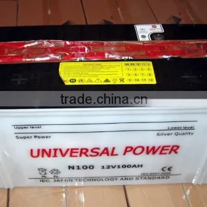 Dry Charged N100 Car Battery Automotive Batteries 12v100ah JIS Cars Batteries Prices Low thumbnail-1
