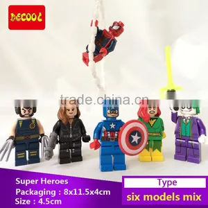 Decool Bricks 0147-0152 SPIDER MAN THE JOKER PHOENIX Hobbies Classic Toys Figures DIY Building Blocks Bricks Minifigures Toys thumbnail-1