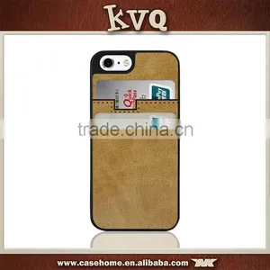 Crazy Horse Pattern PU Back Cover for Iphone 7 With Card Slots thumbnail-3