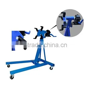 2000LBS Hydraulic Rotating Engine Repair Stand With Geared Head Swivel Head 360 Degree Rotation thumbnail-1