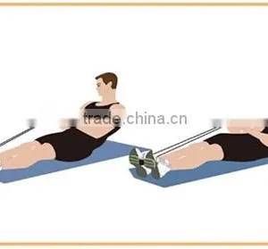 (120505)New Pedal Resistance Bands Slimming Fitness Wall Pulley Yoga Rope Latex Home Gym thumbnail-3