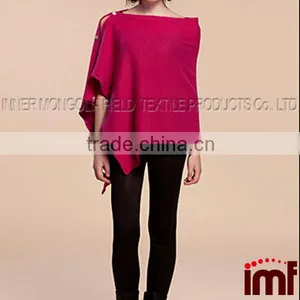 Convertible Poncho Rose Pink Shrug Multipurpose Shawl thumbnail-1