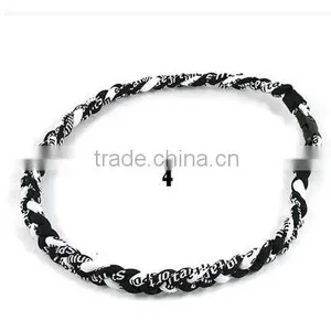 Pendant Titanium 3 Ropes Necklaces Titanium Magnetic Balance Sport Custom Necklace thumbnail-1