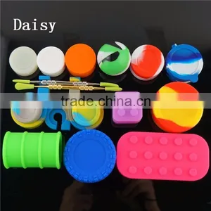 Silicone Jars Dab Wax Vaporizer Oil Container,FDA Approved Silicone Container,food Grade Butane Hash Oil Silicone Container thumbnail-1