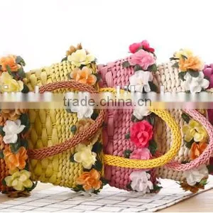 Fashion Girl's Beige Paper Straw Craft Bag thumbnail-6