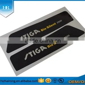Customized Glossy Hot Stamping Brand Logo Synthetic Paper Covering Film Adhesive Stickers thumbnail-2