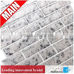 Bathroom Wall Tile Square Glass Mixed With Crystal Mosaic thumbnail-2