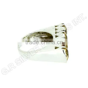 Citrine Oval Faceted Gemstone Wholesale Ring,sterling 925 Silver Amazing Women Ring Jewelry thumbnail-2