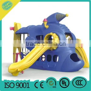 Combined Child Slide With Climbing , Outdoor Baby Plastic Slide thumbnail-1