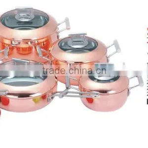 12pcs Tri-ply 3 Layers Copper Kitchenware Set thumbnail-1